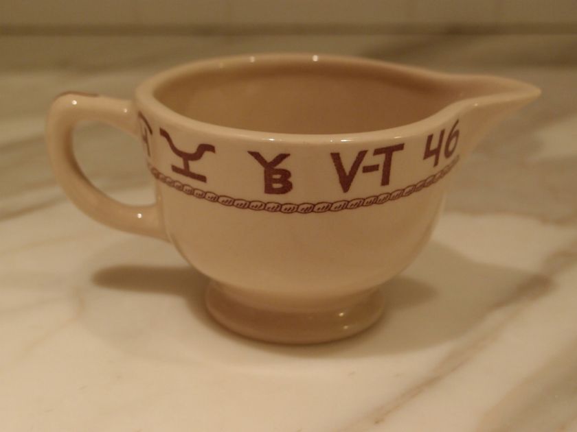 WALLACE CHINA RODEO VINTAGE CREAMER/GRAVY AMERICANA  