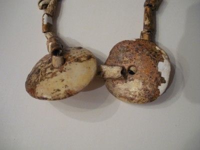 Authentic Native Indian Strand Marginalia Shells & 2 Gorgets Circa 