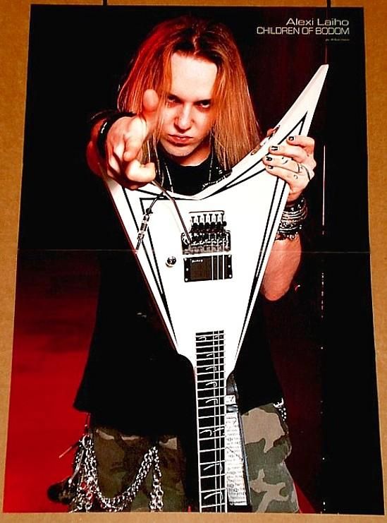 ALEXI LAIHO CHILDREN OF BODOM SIGNATURE ESP GUITAR POSTER  