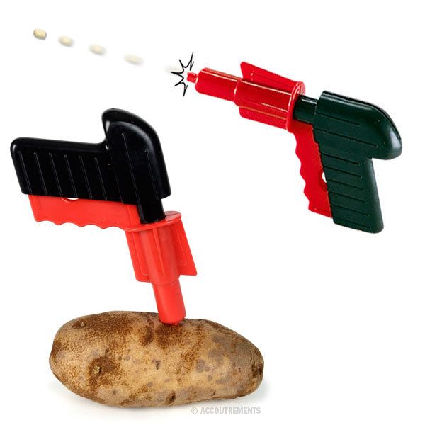 POTATO GUN TOY FUN UNIQUE SPUD LAUNCHER PISTON SHOOTER  