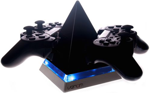 NEW VENOM PYRAMID DUAL CHARGER CONTROLLER STAND for PS3  