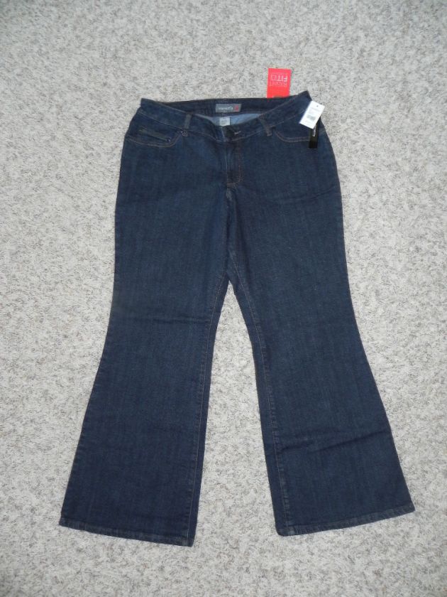 VENEZIA STRETCH FLARE PETITE JEANS 1 OR 14 NWT $44.5  