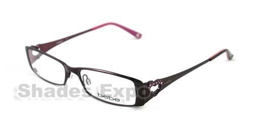 NEW BEBE EYEGLASSES BB 5014 TOPAZ SMOKED AMBITIOUS AUTH  