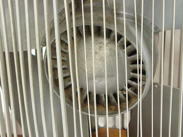 VINTAGE MATHES COOLER BOX WOOD CASE FAN VARIABLE SPEED  