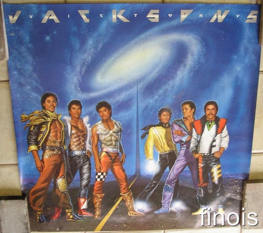 MICHAEL JACKSON 1984 JACKSONS VICTORY TOUR POSTER RARE  