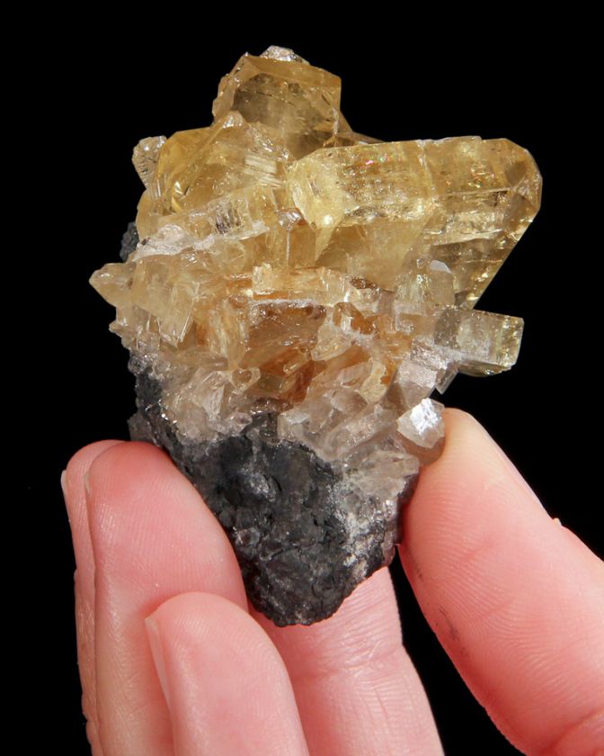 Gemmy GOLDEN BARITE Crystal  Meikle Mine  Nevada  