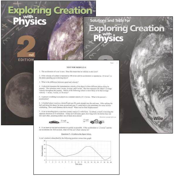 Apologia Physics SET and Companion CD NEW (Exploring Creation)  