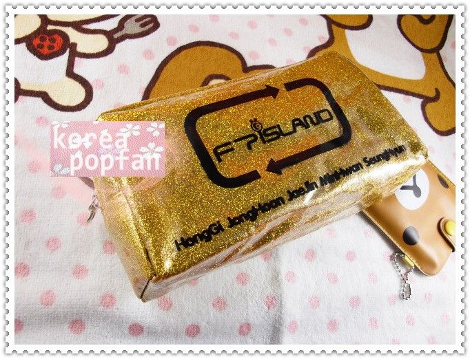 FTISLAND F.T.Island KPOP YELLOW COSMETIC BAG PEN PENCIL CASE TYPE A 