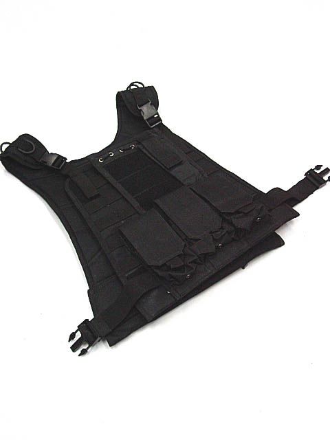 US Marine Assault Tactical Molle Plate Carrier Vest BK  