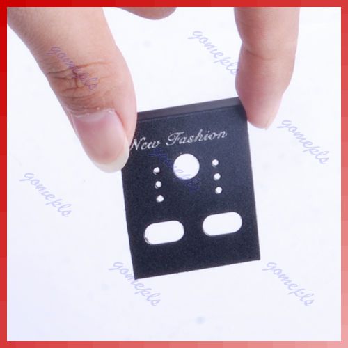   type plastic earring display hang cards will hang on any rack