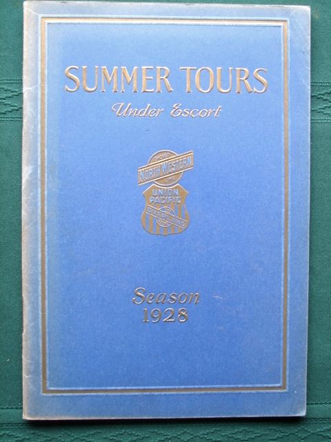 Union Pacific softcover book advertising tours in the western US 