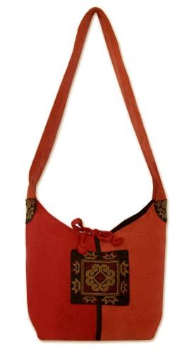 HMONG ETHNIC CHIC shoulder bag THAI handmade art Purses WorldofGood 