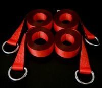 12RED LASSO STRAPS F WRECKER TOWING CAR HAULER STRAP  