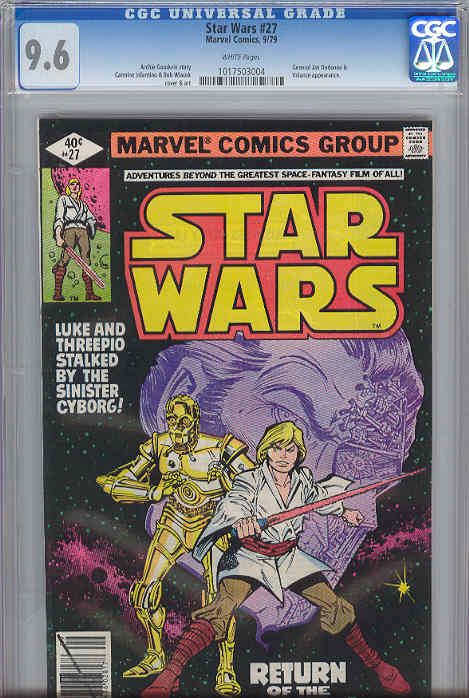 Star Wars #27 CGC 9.6 W 1979 Marvel Comic  