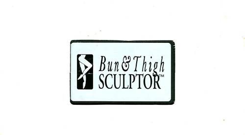 BUN & THIGH SCULPTOR exercise VHS instructional fitness  