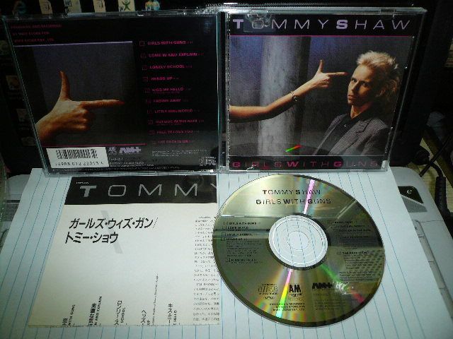 TOMMY SHAW GIRLS WITH GUNS JAPAN CD 3200yen D32Y 1ST PR  