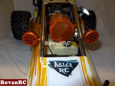   scale CNC orange aluminum light pods HPI Baja 5b buggy, 5t truck NICE