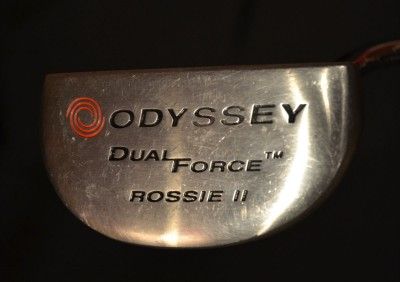 Odyssey Dual Force Rossie II Putter RH 35 Shaft Good Shape  