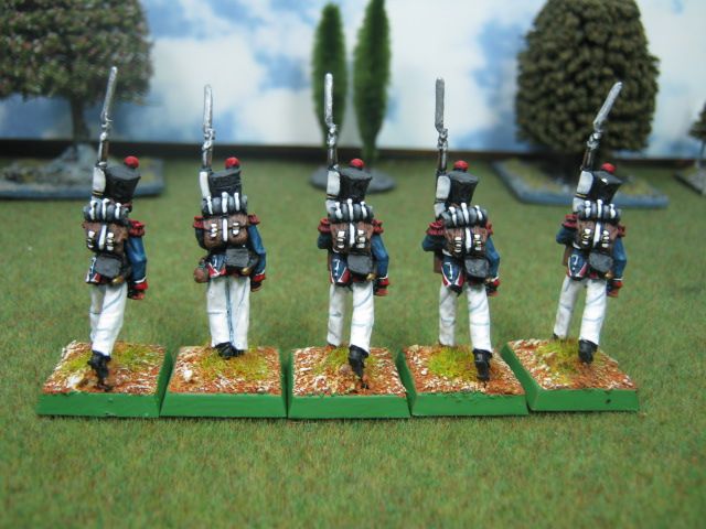 28mm Napoleonic DPS painted Fr YG Tirailleurs PEFN014  