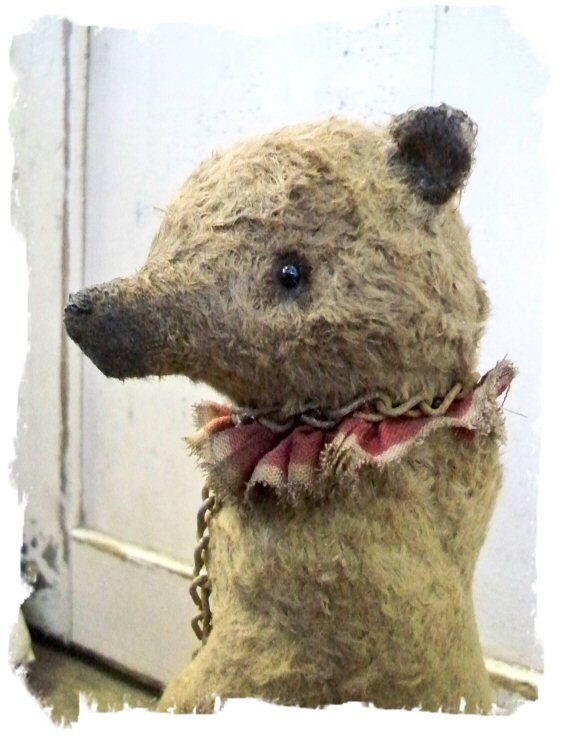 Antique Style ★ ToY Circus Grizzly Bear STANDING ★ by Whendis 