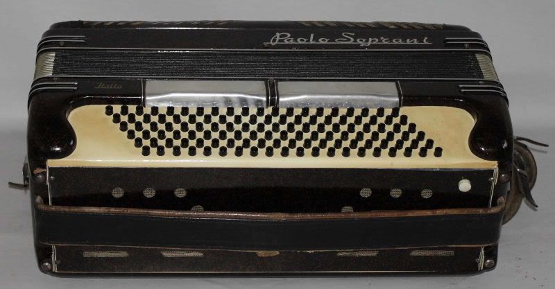 PAOLO SOPRANI PIANO ACCORDION 120 BASS WITH MUSETTE  