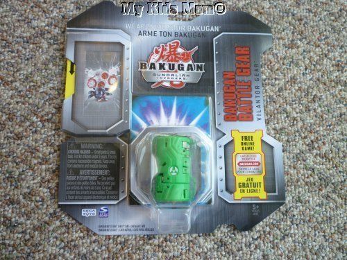 NEW Bakugan Gundalian Invaders Battle Gear Vilantor Gear Green  