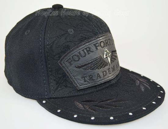 41(four 41) Luxury Flat bill Flex Fit hand made Cap 1  