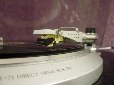 VINTAGE JVC DIRECT DRIVE TURNTABLE QL 7 HIGH END AUDIO COMPLETE HEAVY 