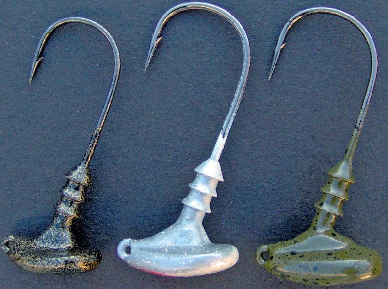 Custom Stand Up Jigs ~ 1/4, 3/8, 1/2 oz ~ Qty; 4 per pack  