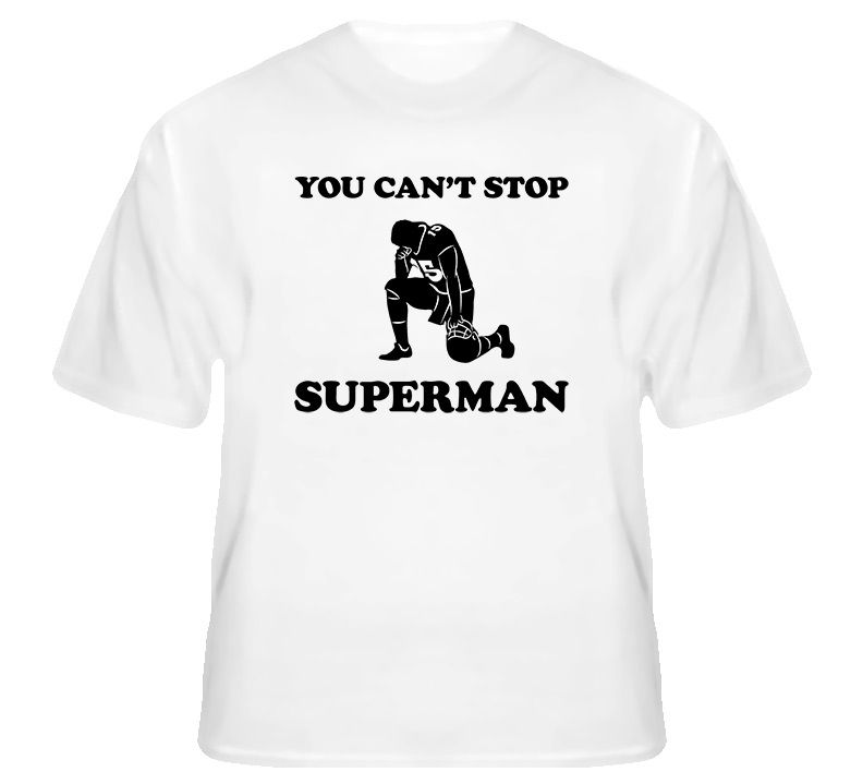 Tim Tebow Tebowing You Cant Stop Superman Football T Shirt  