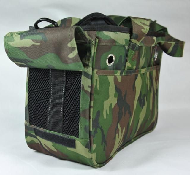   Dog Cat Travel Carrier Canvas Camouflage Shoulder Bag pb0005  