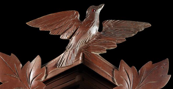 VINTAGE GERMAN BLACK FOREST CUCKOO KOOKOO CLOCK BIRD  