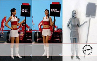 24 PIT GIRL FIGURE TAMIYA REVELL HASEGAWA FUJIMI  