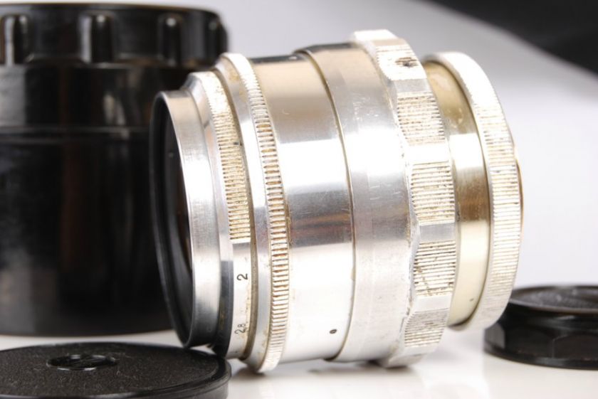 Russian Soviet vintage Jupiter 9 2/85mm M39 M42 Portret SILVER Lens 