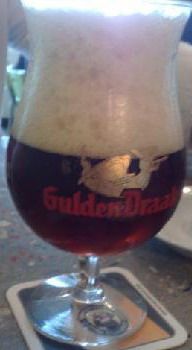 GULDEN DRAAK Tulip Shape Belgian BEER Glasses/PAIR  