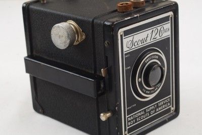 SCOUT 120 FLASH OFFICIAL BOY SCOUTS BOX CAMERA/6X9 NEG  