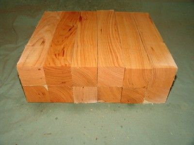 12 PC SUPER Nice BLACK CHERRY Turning wood 2 x 2 x 11  