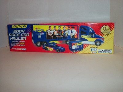 Sunoco 2004 Race Car Hauler w/BONUS Car & Wagon NEW  