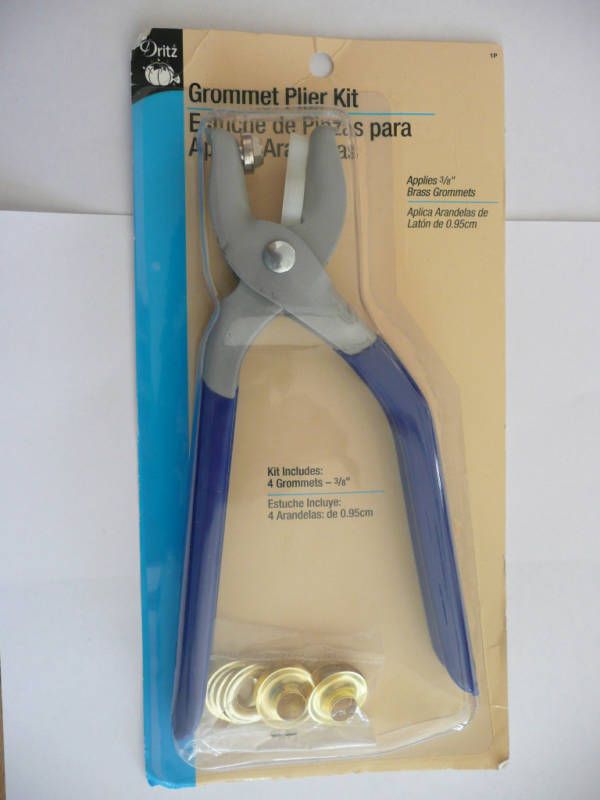 Dritz GROMMET PLIER KIT Includes 4 Grommets 3/8  