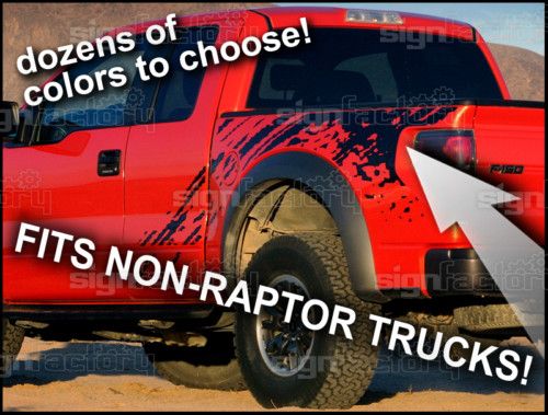 2010 11 12 13 Ford F 150 Raptor Style Splash Graphics  