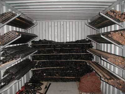 STORAGE CONTAINER PIPE RACK  