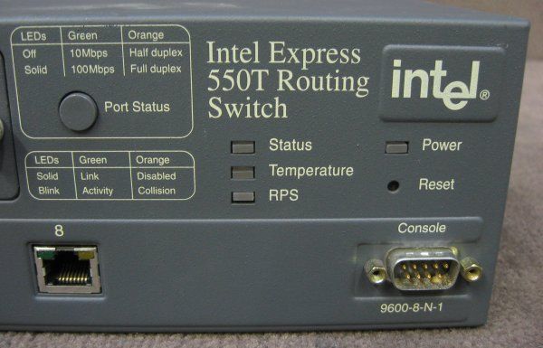 Intel Express 550T Routing Switch Router Hub 8 Ports  