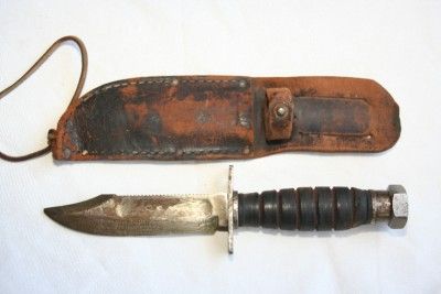 Camillus pilots survival knife, 1971 US military Issue  