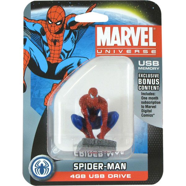 MARVEL COMICS SPIDERMAN 4GB USB 2.0 FLASH DRIVE NEW  