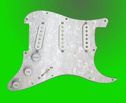   Yngwie Malmsteen loaded Strat Pickguard YJM Fury speed pot 3 way