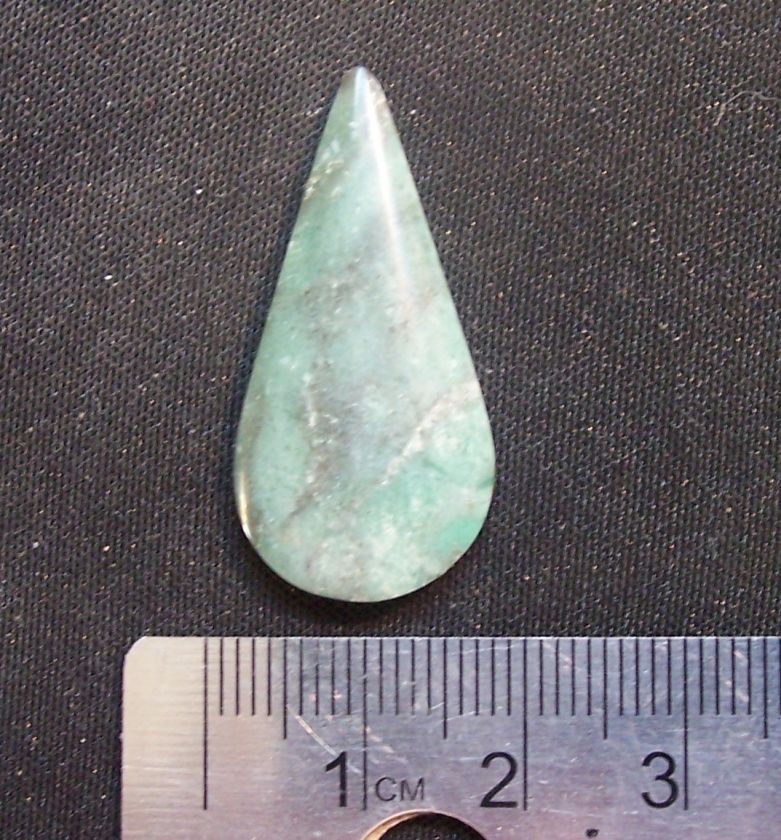 16mm x34mm teardrop Lucin Utah Variscite Cabochon  