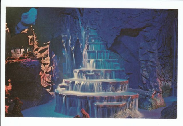 Disneyland Rainbow Caverns Frontierland Disney Old Postcard Vintage 