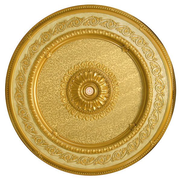 Round Circle Medallion Ceiling Filigree Gold Leaf NEW  