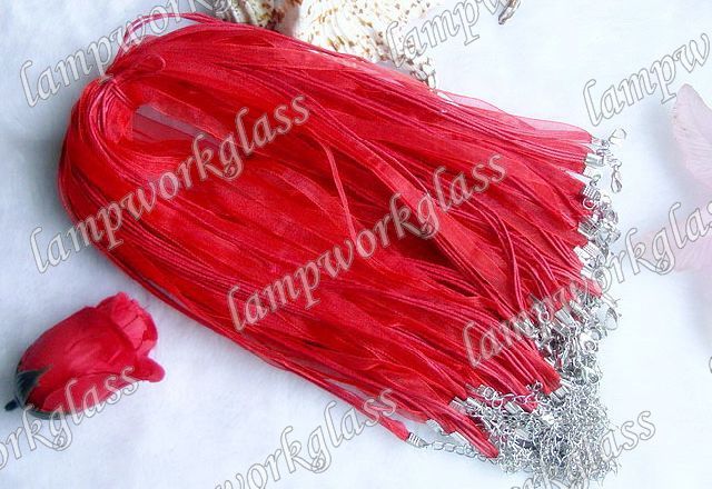 wholesale 400strds 42+5cm Silk Necklace Jewelry cord  