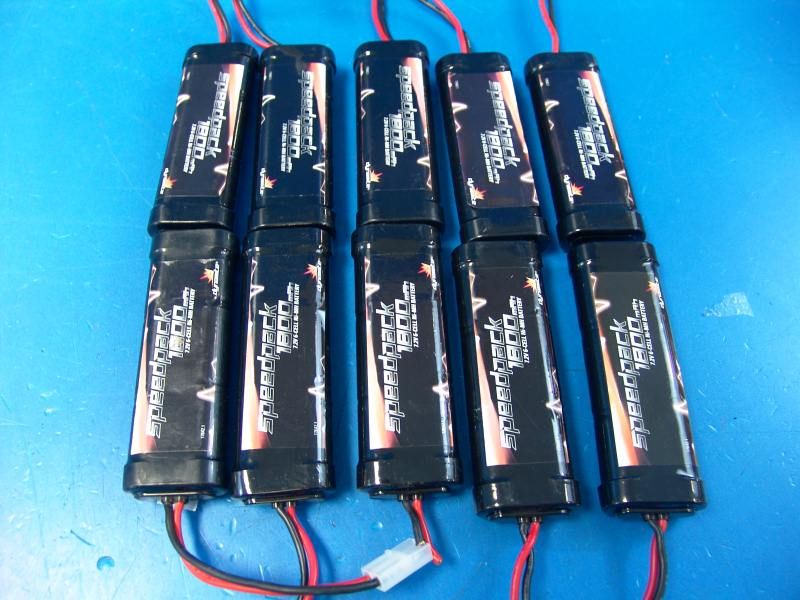 Dynamite SpeedPack 1800mAh 7.2V NiMH Ni MH Battery Pack Packs LOT R/C 